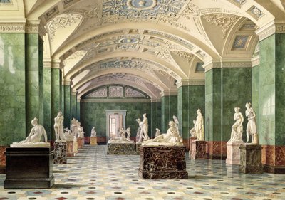 The First Room of Modern Sculpture, New Hermitage by Luigi Premazzi