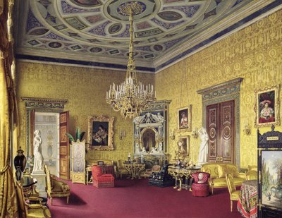 The Lyons Hall in the Catherine Palace at Tsarskoye Selo, 1859 by Luigi Premazzi