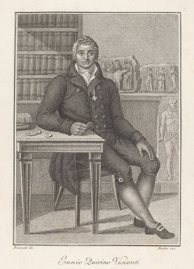 Ennio Quirino Visconti by Luigi Rados, after Luigi Bramati or Antonio Bramati