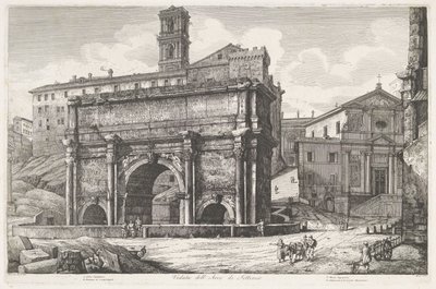 Arch of Septimius Severus in Rome Veduta dell