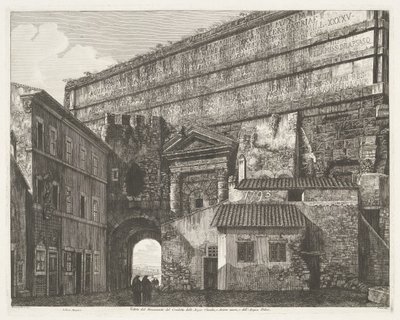 Porta Maggiore in Rome by Luigi Rossini
