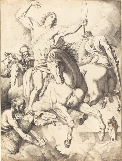 I Saw When the Lamb Opened... (The Four Horsemen of the Apocalypse) by Luigi Sabatelli I