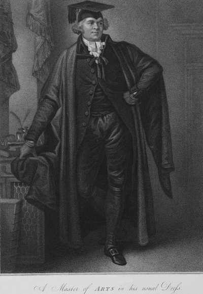 A Master of Arts in his usual Dress by Luigi Schiavonetti