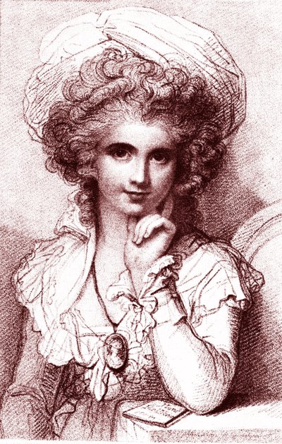 Marie Cosway, English Italian Painter. Engraving by Luigi Schiavonetti by Luigi Schiavonetti