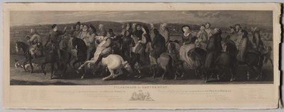 Pilgrimage to Canterbury by Luigi Schiavonetti