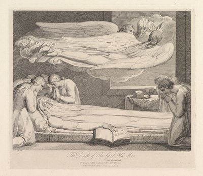 The Death of the Good Old Man, from The Grave, a Poem by Robert Blair by Luigi Schiavonetti