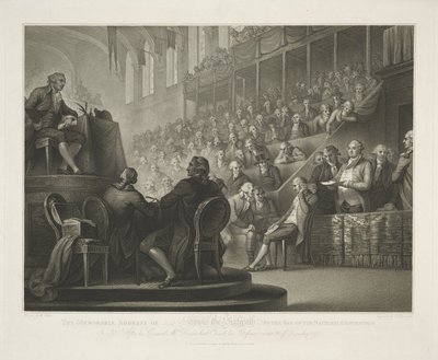 Speech of Louis XVI (The Memorable Address of Louis XVI at the Bar of the National Convention) by Luigi Schiavonetti