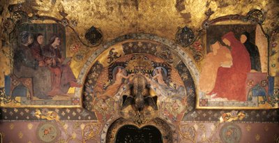 Detail from wall decoration of Dante Study by Luigi Scrosati