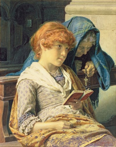 In Church by Luigi da Rios