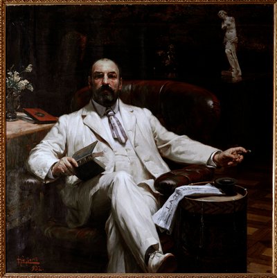 Portrait of Scottish Insurer and Protector of Arts Evan Mackenzie by Luigi de Servi, 1902 by Luigi de Servi
