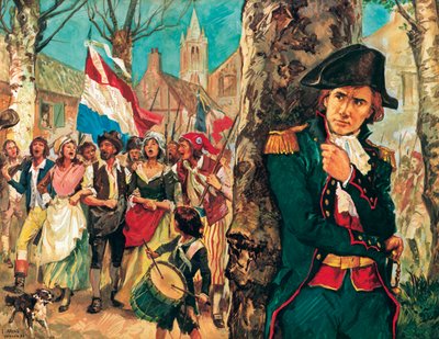 Captain Rouget de Lisle, composer of the Marseillaise by Luis Arcas Brauner