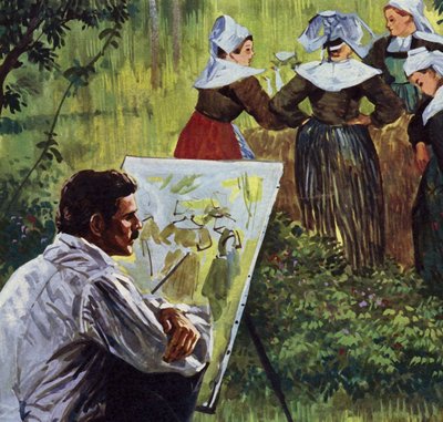 Cezanne inspired him to paint colourful Breton landscapes by Luis Arcas Brauner