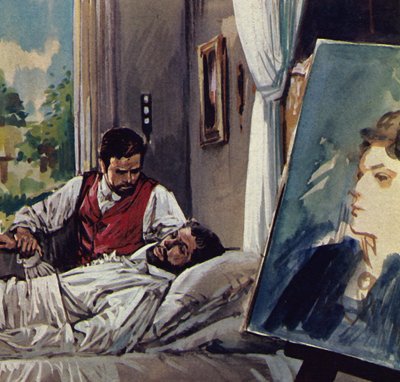 Manet Died in the Arms of His Friend Chabrier by Luis Arcas Brauner