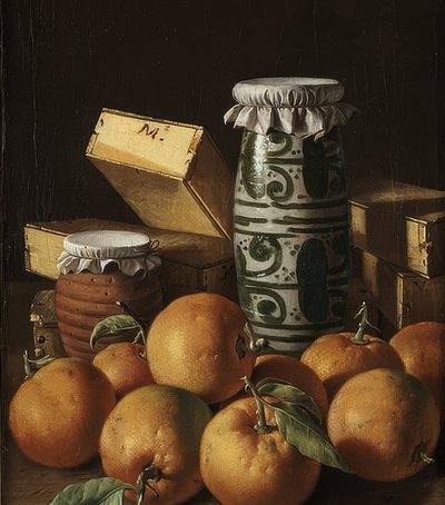Still Life with Oranges and Sweets by Luis Egidio Melendez