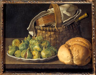 Still Life with Figs by Luis Egidio Menendez or Melendez