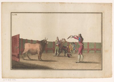 Bullfighter with Banderillas by Luis Fernandez Noseret