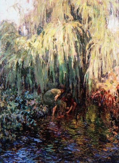 The Blue Pond by Luis Graner Arrufi