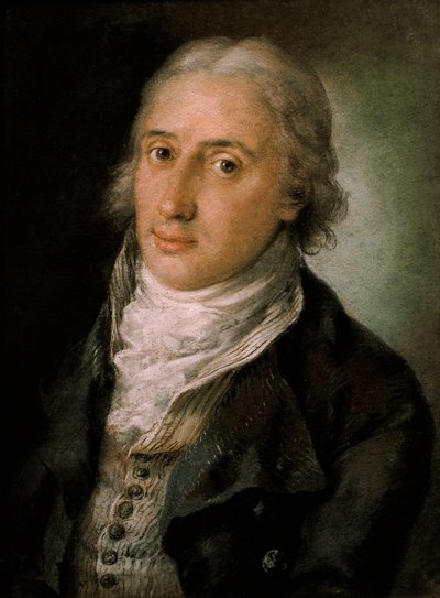 Portrait of Leandro Fernandez de Moratin by Luis Paret y Alcazar