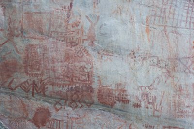 Pictography, Faical, San Ignacio, Cajamarca, Peru, 2015 by Luis Rosendo.