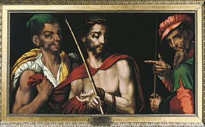 Christ before Pontius Pilate by Luis de Morales (1515-1586) by Luis de Morales