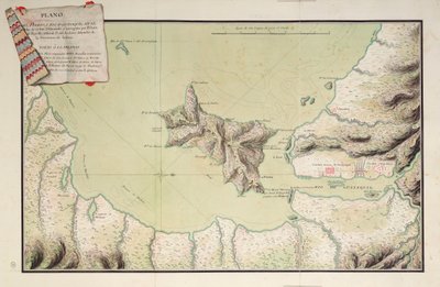 Plano del Puerto y Rio Guayaquil en el Mar de el Sur by Luis de Surville