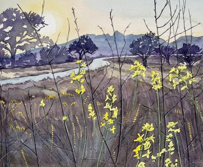 Golden Hour Blooms by Luisa Millicent