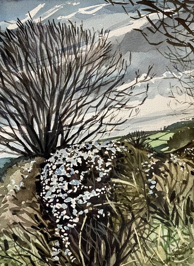 Winter Countryside Bloom by Luisa Millicent