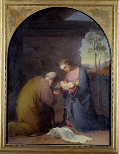 Adoration of Jesus by Luisa Mussini Piaggio