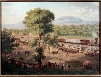 View of the Railway of Mexico Valley by Luiz Coto