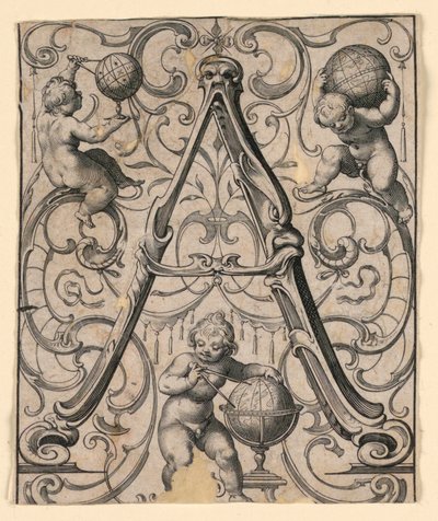 Panel with the Letter 
