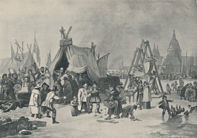 The Fair on the Frozen Thames, 1814 by Luke Clennell