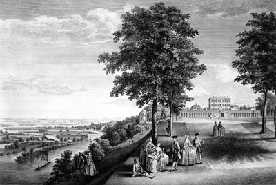 A View of Cliveden in Buckinghamshire, the seat of the Right Honourable the Earl of Inchiquin by Luke Sullivan