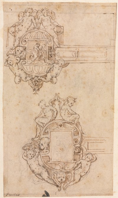 Design for Decorative Hinges by Luzio Romano