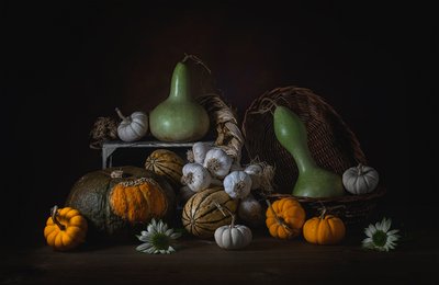 Rustic Autumn Harvest by Lydia Jacobs