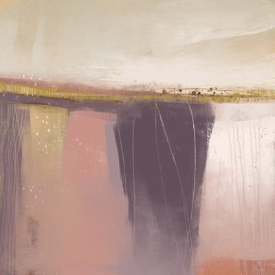 Calm Abstract Horizon by MANSI SAXENA