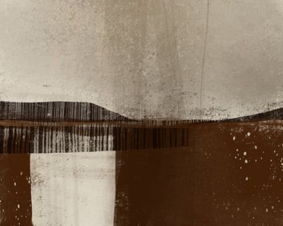 Earthy Horizon Abstract by MANSI SAXENA
