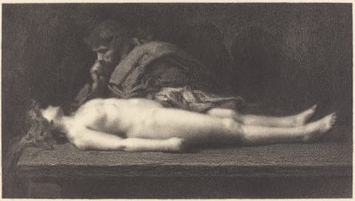 Levite of Ephraim and His Dead Wife by M.G. Fuchs after Jean Jacques Henner