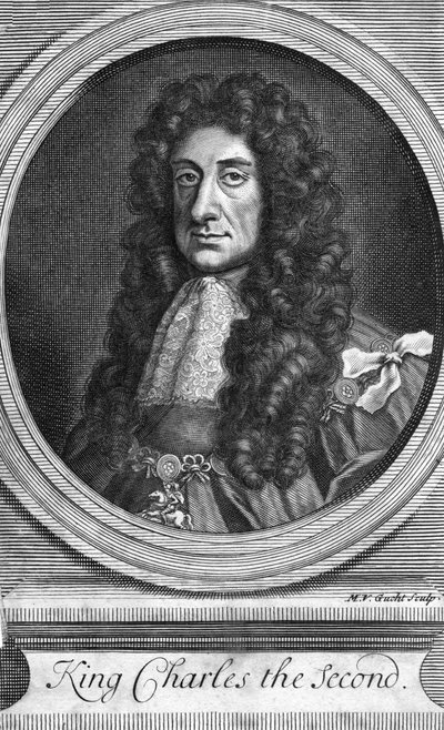 Charles II, King of England, Scotland and Ireland, 1818 by MV Gucht