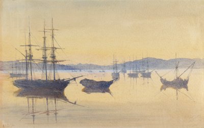 Sunset, Constantinople by M. Baillie Hamilton