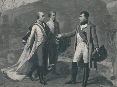 Meeting of Napoleon and Francis I after Austerlitz, 1805 by M. Haider