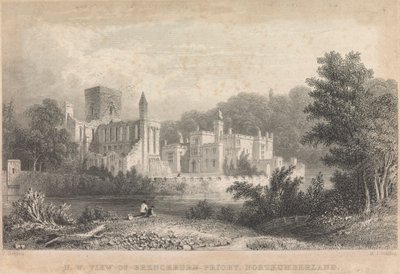 North West View of Brenckburn Priory, Northumberland by M. J. Starling
