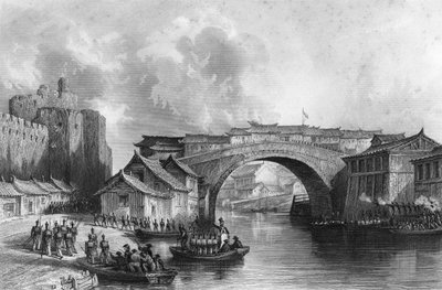 West Gate of Ching-keang-foo Zhenjiang, China by M. J. Starling