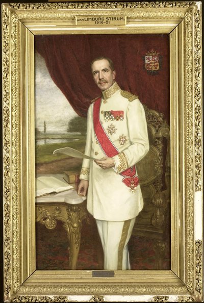 Johan Paul Count of Limburg Stirum (1873-1948). Governor-General (1916-21) by M. Loebell