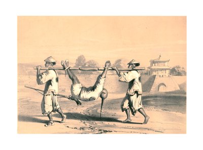 Sketch from the Wall on the Morning After the Grand Attack, China, 19th Century by M and N Hanhart