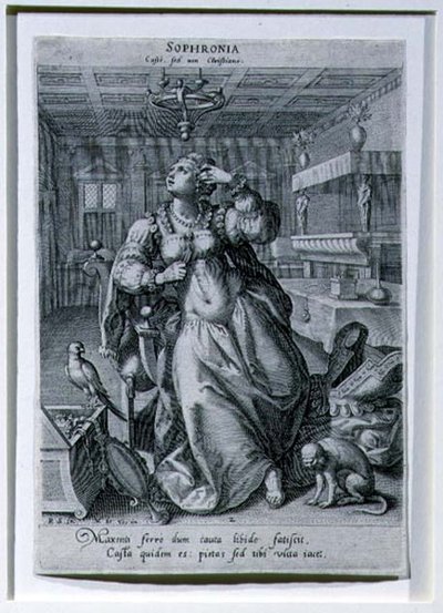 Sophronia, from a series depicting 