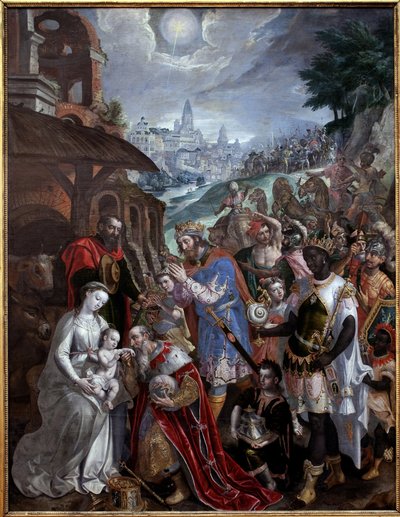 Adoration of the Magi by Maarten de Vos