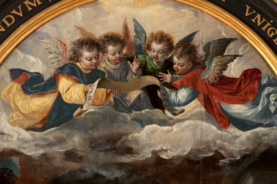Adoration of the Magi, Triptych, Central Panel, (Detail) by Maarten de Vos