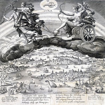 Luna: Allegory of the Moon (Diana) and the Scorpio by Maarten de Vos
