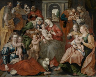 The Family of Saint Anne by Maarten de Vos