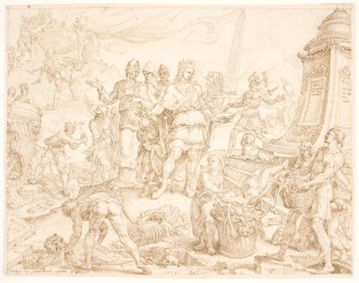 Josiah Commands the Grave of the Man of God from Judah to be Spared by Maarten van Heemskerck